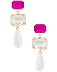 petit moments - Alexis Pearl Drop Earrings - Lyst