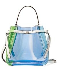 Tory Burch - Romy Color-Block Clear Bucket Bag - Lyst