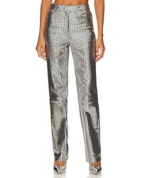 Remain - Striped Leather Pants - Lyst