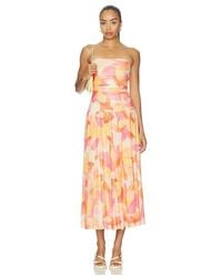 MINKPINK - Solana Mesh Midi Dress - Lyst