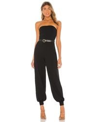 Susana Monaco - Strapless Cuffed Ankle Jumpsuit - Lyst