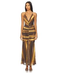 Bardot - Aries Mesh Maxi Dress - Lyst