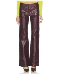 Mimchik - Pantalón Ventura Leather En Color Burgundy Talla (También En 25, 26, 27) - Lyst