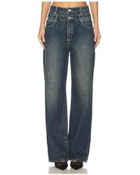 A.Brand - Carrie Straight Leg Jeans - Lyst