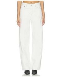 Agolde - Arc Loose Wide Crop Jeans - Lyst
