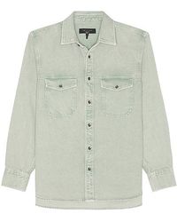 Rag & Bone - Denim Shirt - Lyst