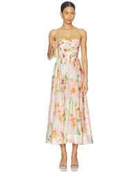 Bardot - Lola Corset Midi Dress - Lyst