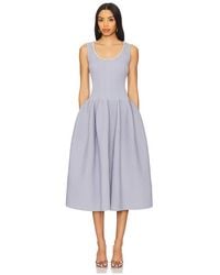Self-Portrait - Midi-Kleid Dress - Lyst