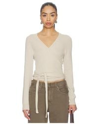 Herskind - Ballerina Knit Wrap Blouse - Lyst