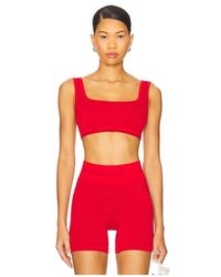 Nagnata - Houndstooth Wool Bralette - Lyst