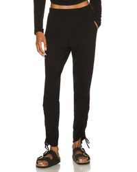 Bobi Draped Jersey Trousers - Black