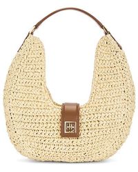 Anine Bing - Bolsa De Hombro Con Monograma Lou En Color Bronce Talla - Lyst