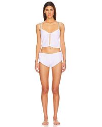 Bluebella - Ottilie Cropped Cami And Short Set - Lyst