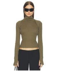 Helmut Lang - Shrug Layer Top - Lyst