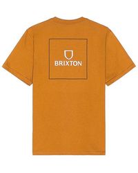 Brixton - Alpha Square Tee - Lyst