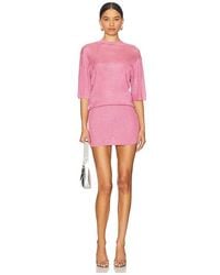 SER.O.YA - Rae Metallic Mini Dress - Lyst
