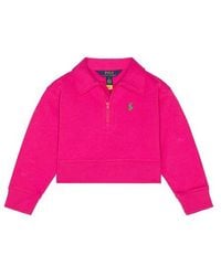 Polo Ralph Lauren - Long Sleeve Double Knit Tech Polo Half Zip - Lyst