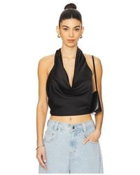 WeWoreWhat - Halter Cowl Neck Top - Lyst