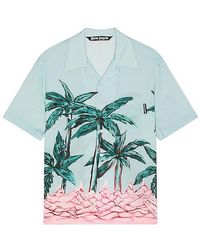 Palm Angels - Palms Row Bowling Shirt - Lyst