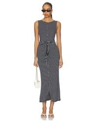 Rag & Bone - The Knit Button Tie Stripe Dress - Lyst