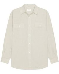 Saturdays NYC - Camisa En Color Gris Talla En - Lyst