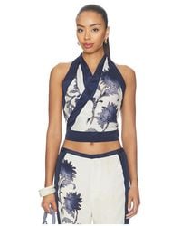 SIR. - Phillipa Halter Scarf Top - Lyst