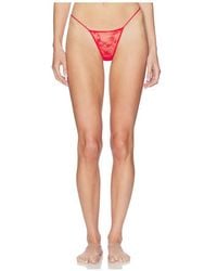 Skims - Ultra Fine Lace Micro Thong - Lyst