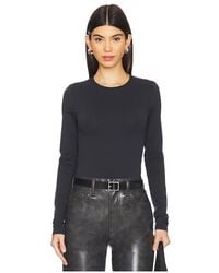 Agolde - Body Manga Larga Aura En Color Negro Talla En - Lyst