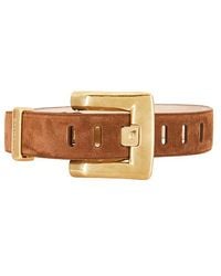 Balmain - Anthem 4.5Cm Suede Belt - Lyst