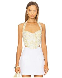 Bardot - Pollie Halter Corset Top - Lyst