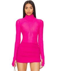 AFRM - Milo Rhinestone Bodysuit - Lyst