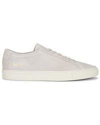 Common Projects - Zapatillas Deportivas Original Leather Achilles En Color Gris Talla (También En 43, Eur 40 Us 7) - Lyst