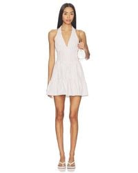 MORE TO COME - Davina Halter Mini Dress - Lyst