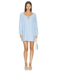 Eberjey - Linen Blend Short Dress - Lyst