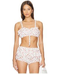 For Love & Lemons - Gidget Top - Lyst