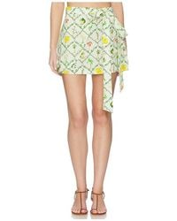 VERANDAH - Wrap Mini Skirt - Lyst