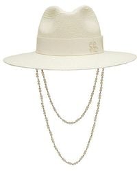 Ruslan Baginskiy - Double Chain Strap Fedora Hat - Lyst