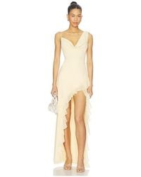 Amanda Uprichard - Ella Rose Maxi Dress - Lyst