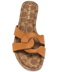 essie leather sandals