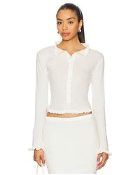 The Line By K - Dolino Top En Color Blanco Talla En - Lyst