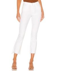 Mother - Lil' Petite Insider Crop Step Fray Jeans - Lyst