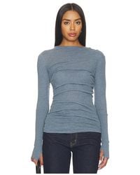 Enza Costa - Cashmere Jersey Twist Top - Lyst
