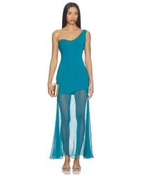Line & Dot - Vestido Nikoleta En Color Azul Cerceta Talla (También En M, S, Xs) - Lyst