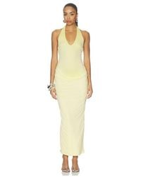 superdown - Arlette Halter Maxi Dress - Lyst