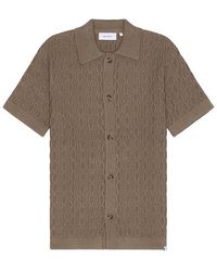 Les Deux - Garrett Knitted Shirt - Lyst