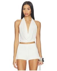 superdown - Rubie Cowl Neck Top - Lyst