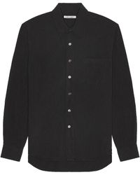 Herren Bekleidung Hemden Freizeithemden und Hemden Our Legacy Baumwolle Jacke aus Baumwoll-Twill in Schwarz für Herren 