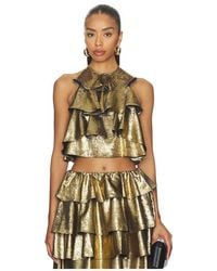 AKNVAS - Bodil Ruffle Top - Lyst