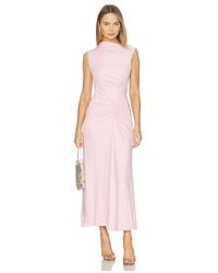 Jonathan Simkhai - ROBE EN JERSEY DRAPÉ ACACIA en Pink - Lyst