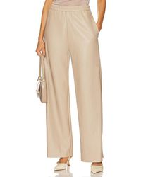 Enza Costa - Soft Leather Straight Leg Pant - Lyst